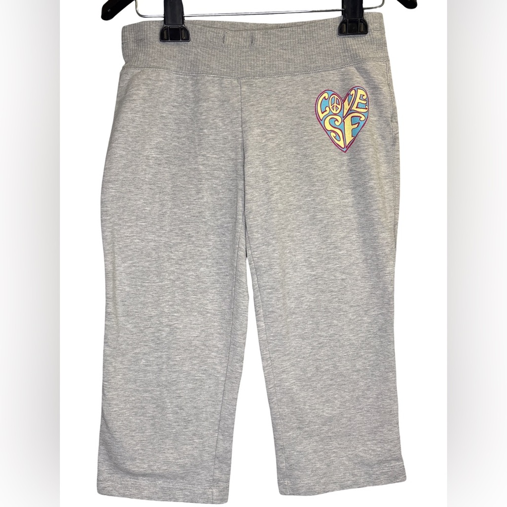 Old Navy Sweatpants Light Gray Capri Lounge Low Rise XS